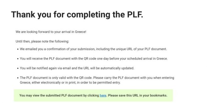 Greece Still Having Trouble With Your Plf Forms Examples Are Given To Help You Through Each Step Zakynthos Informer